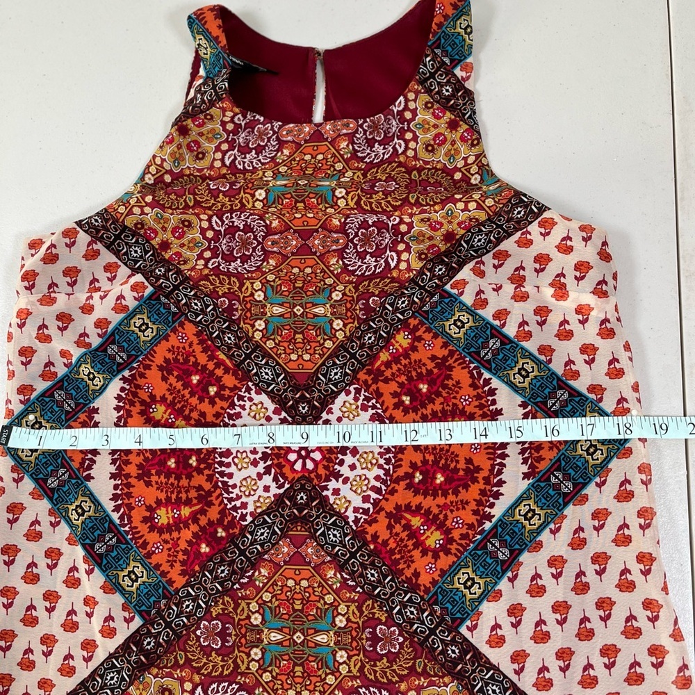 by & by Orange Red Halter Sundress - Picture 10 of 13